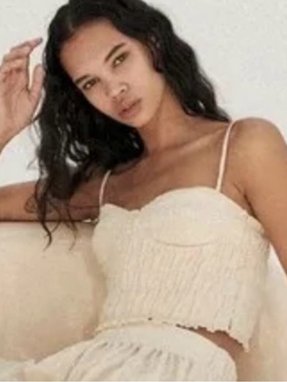 ZARA Bustier Crop Top Size Medium NWT